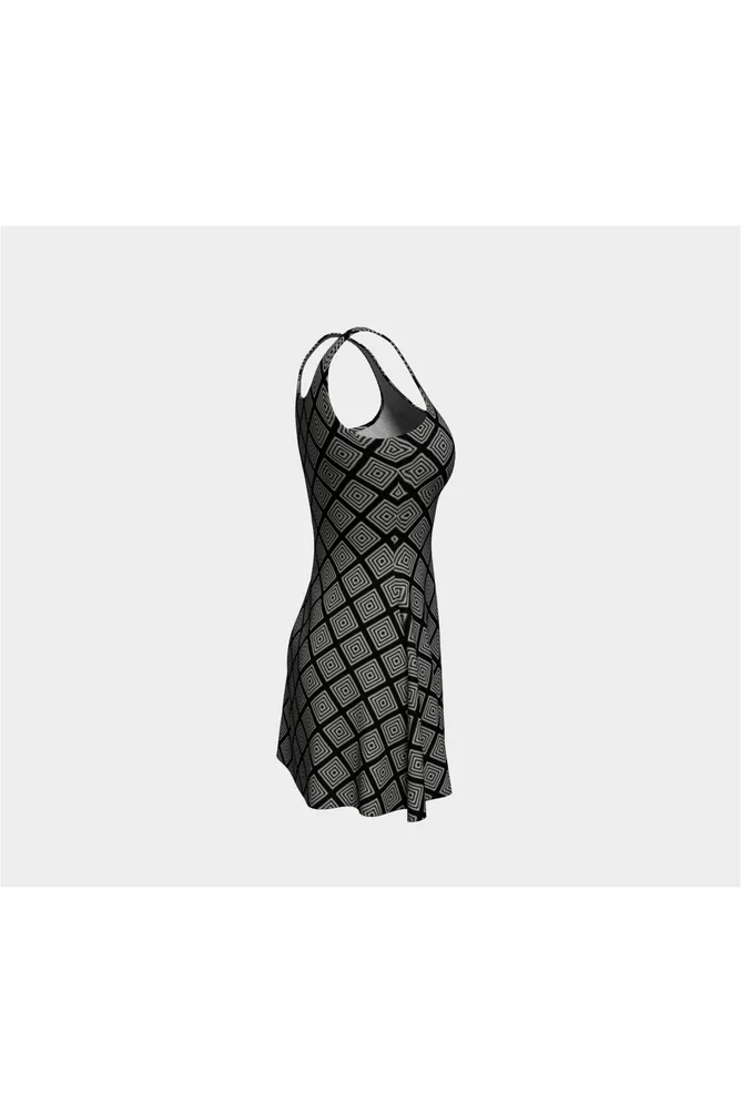 Diamond Silhouette Flare Dress
