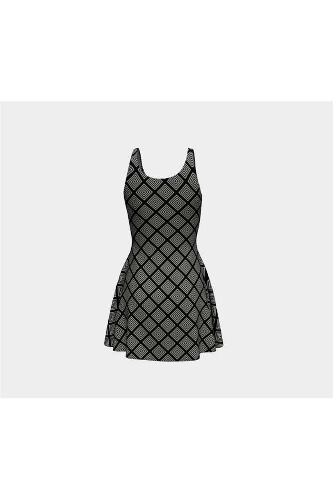 Diamond Silhouette Flare Dress