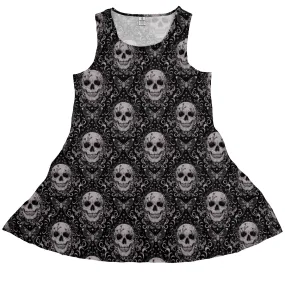 Episodic Skull Black White Dress
