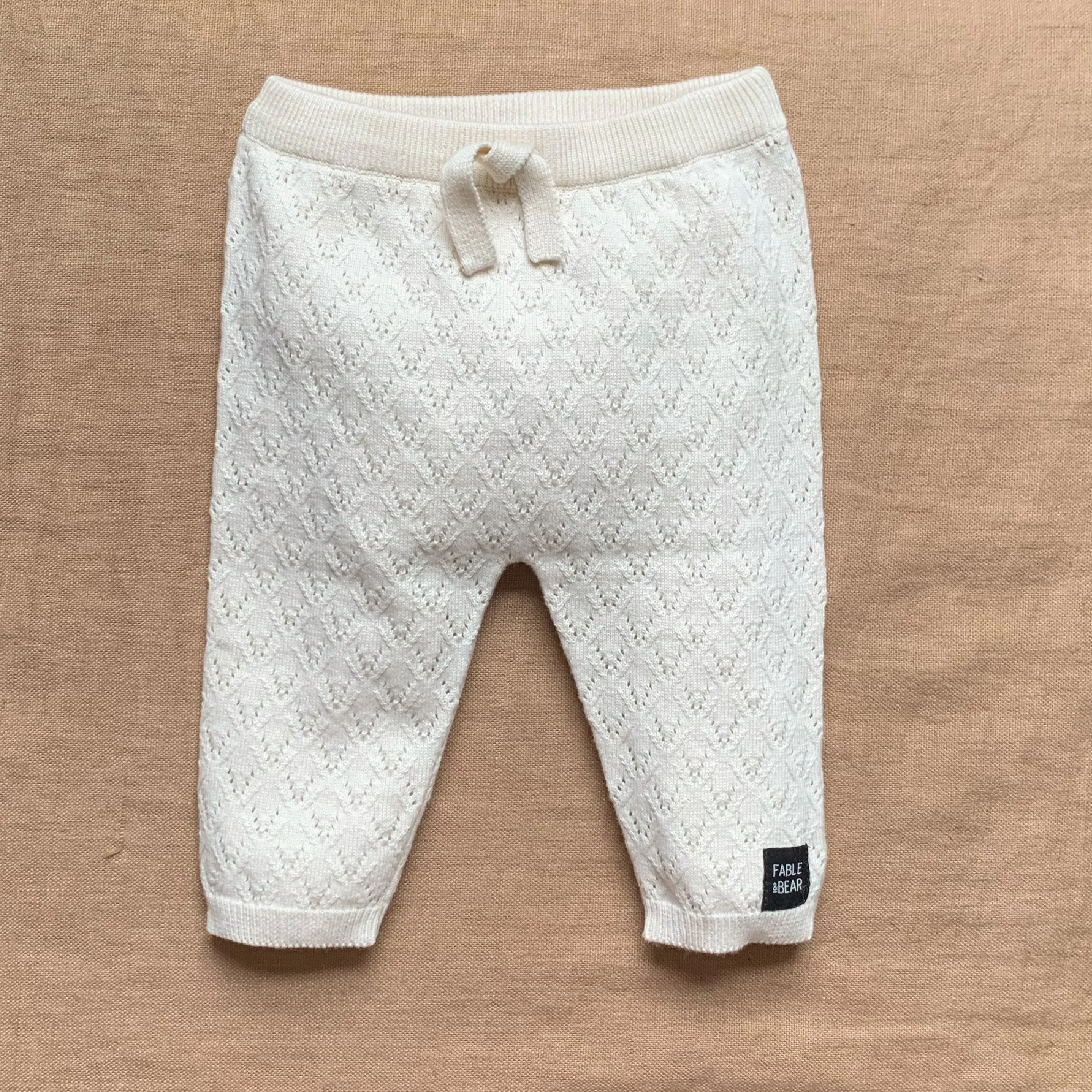 Fable & Bear - 2 Piece set, Diamond Pointelle