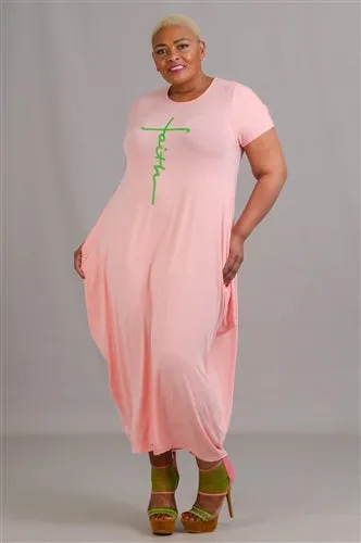 Faith Short Sleeve Knit Dress