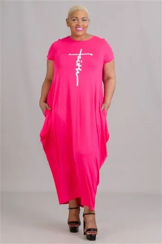 Faith Short Sleeve Knit Dress