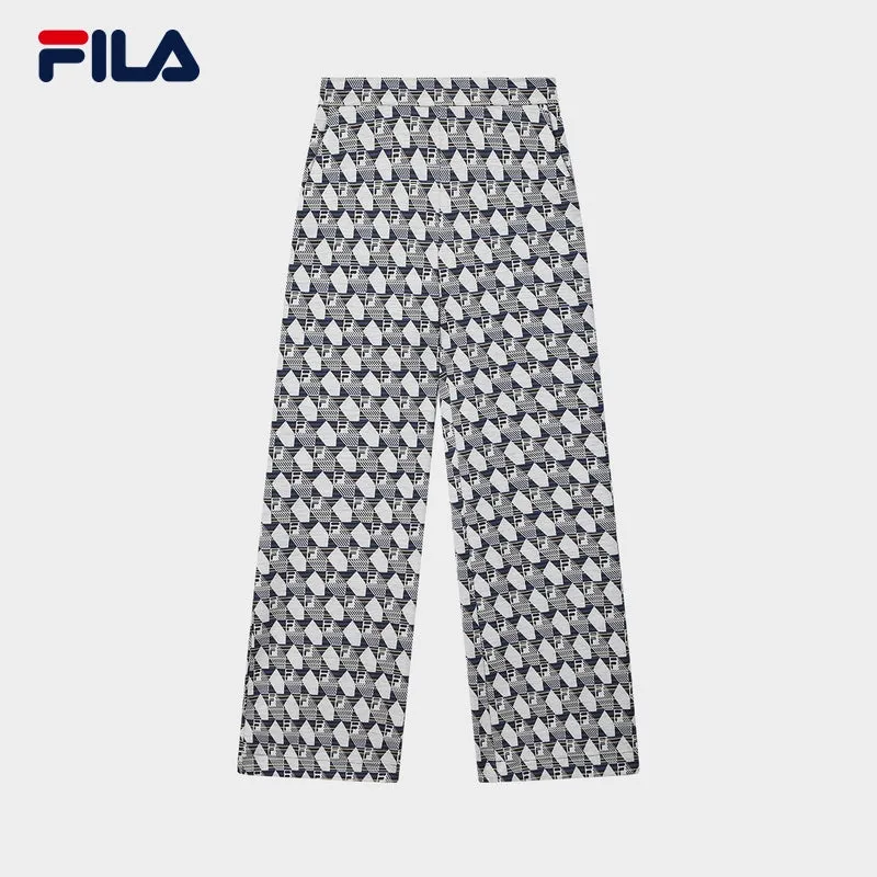 FILA CORE LIFESTYLE FILA EMERALD CHEVAL BLANC COURCHEVEL Women Knit Pants (Full Print)