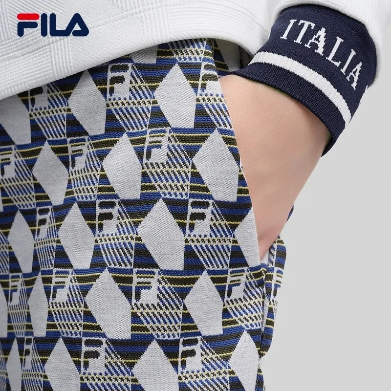 FILA CORE LIFESTYLE FILA EMERALD CHEVAL BLANC COURCHEVEL Women Knit Pants (Full Print)