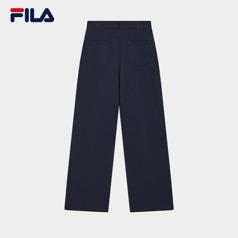 FILA CORE LIFESTYLE FILA EMERALD CHEVAL BLANC COURCHEVEL Women Knit Pants (Navy)
