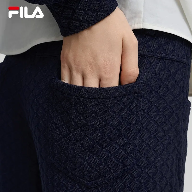FILA CORE LIFESTYLE FILA EMERALD CHEVAL BLANC COURCHEVEL Women Knit Pants (Navy)