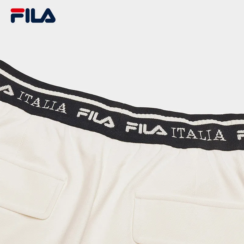 FILA CORE LIFESTYLE FILA EMERALD CHEVAL BLANC COURCHEVEL Women Knit Pants (White)