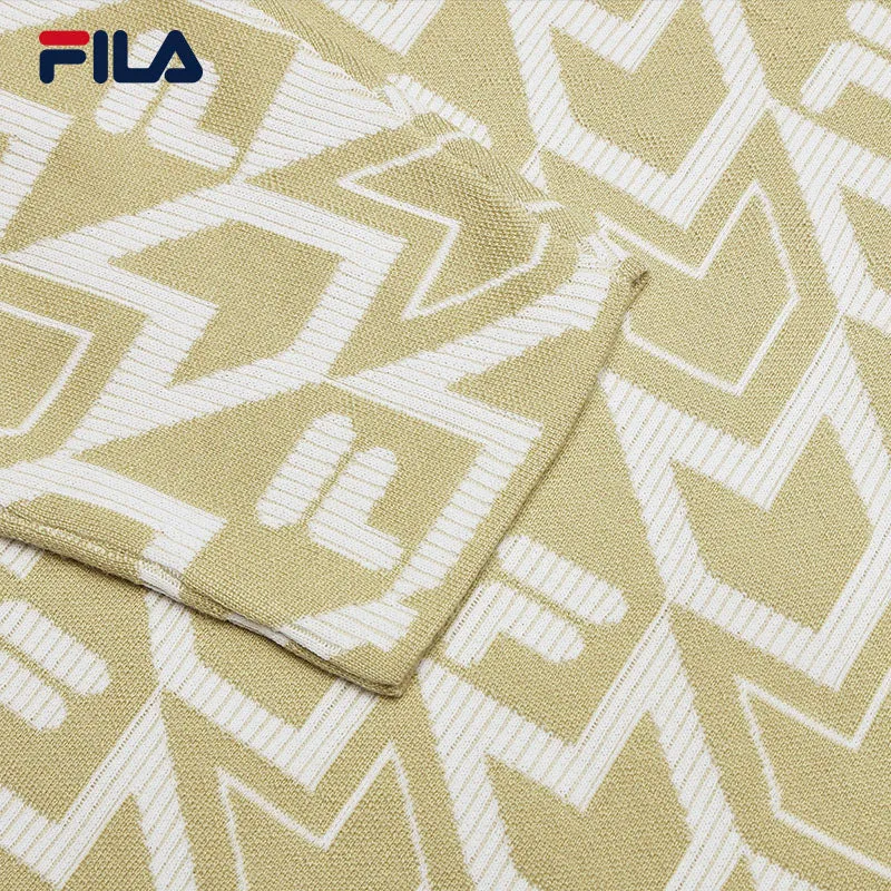 FILA CORE LIFESTYLE FILA EMERALD CHEVAL BLANC COURCHEVEL Women Knit Sweater (Full Print)