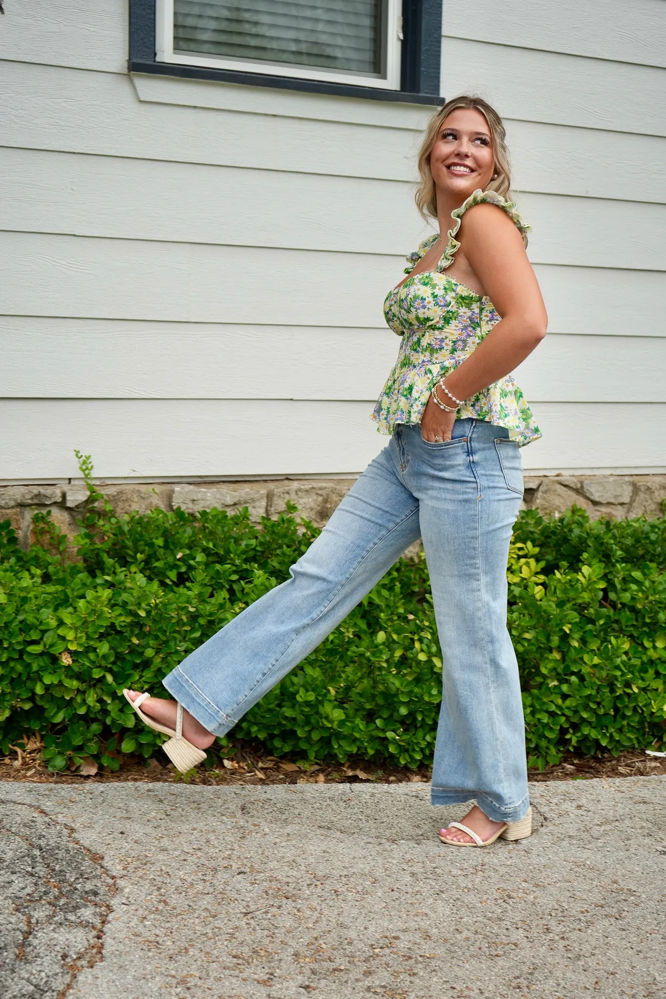 Fiona Wide Leg Super High Rise - Montilla [Dear John Denim]