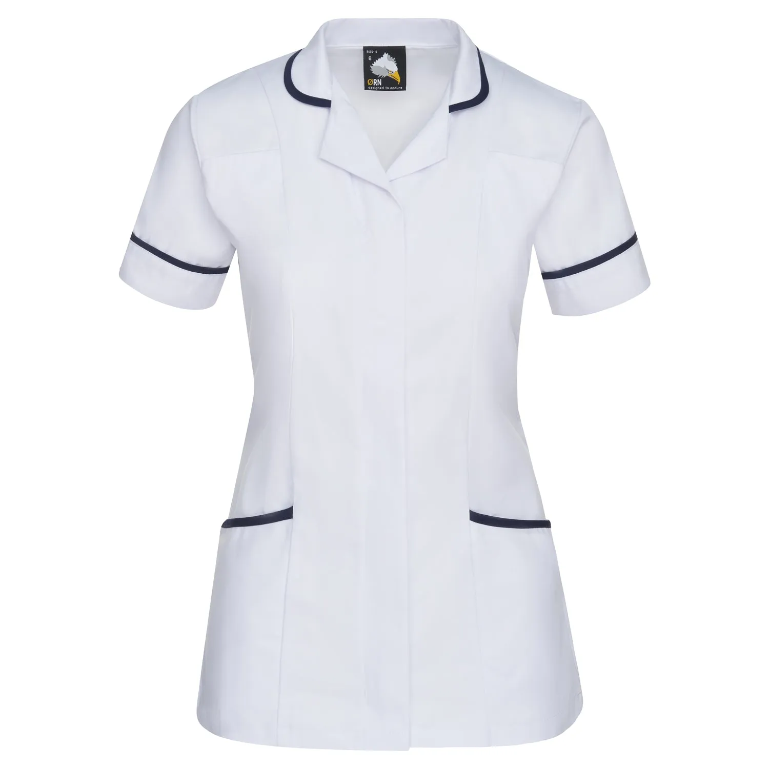 Florence Classic Tunic | White - Navy