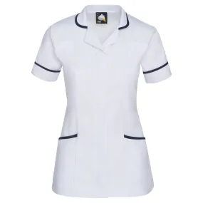 Florence Classic Tunic | White - Navy