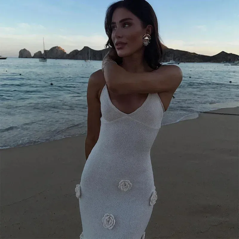 Flower Summer Beach Dress