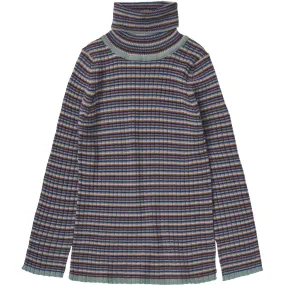 FUB Multi Stripe Rollneck Tee L/S