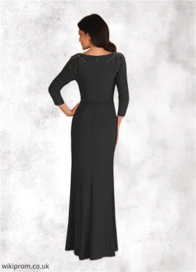 Gabriella Mermaid Sequins Luxe Knit Floor-Length Dress SWKP0019948
