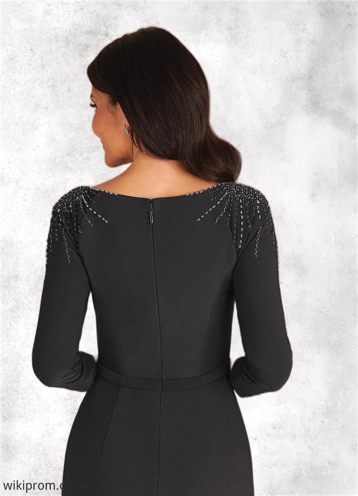 Gabriella Mermaid Sequins Luxe Knit Floor-Length Dress SWKP0019948