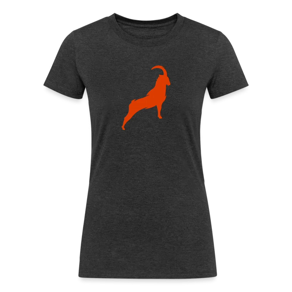 Goat Icon - Women's Tri-Blend Organic T-Shirt