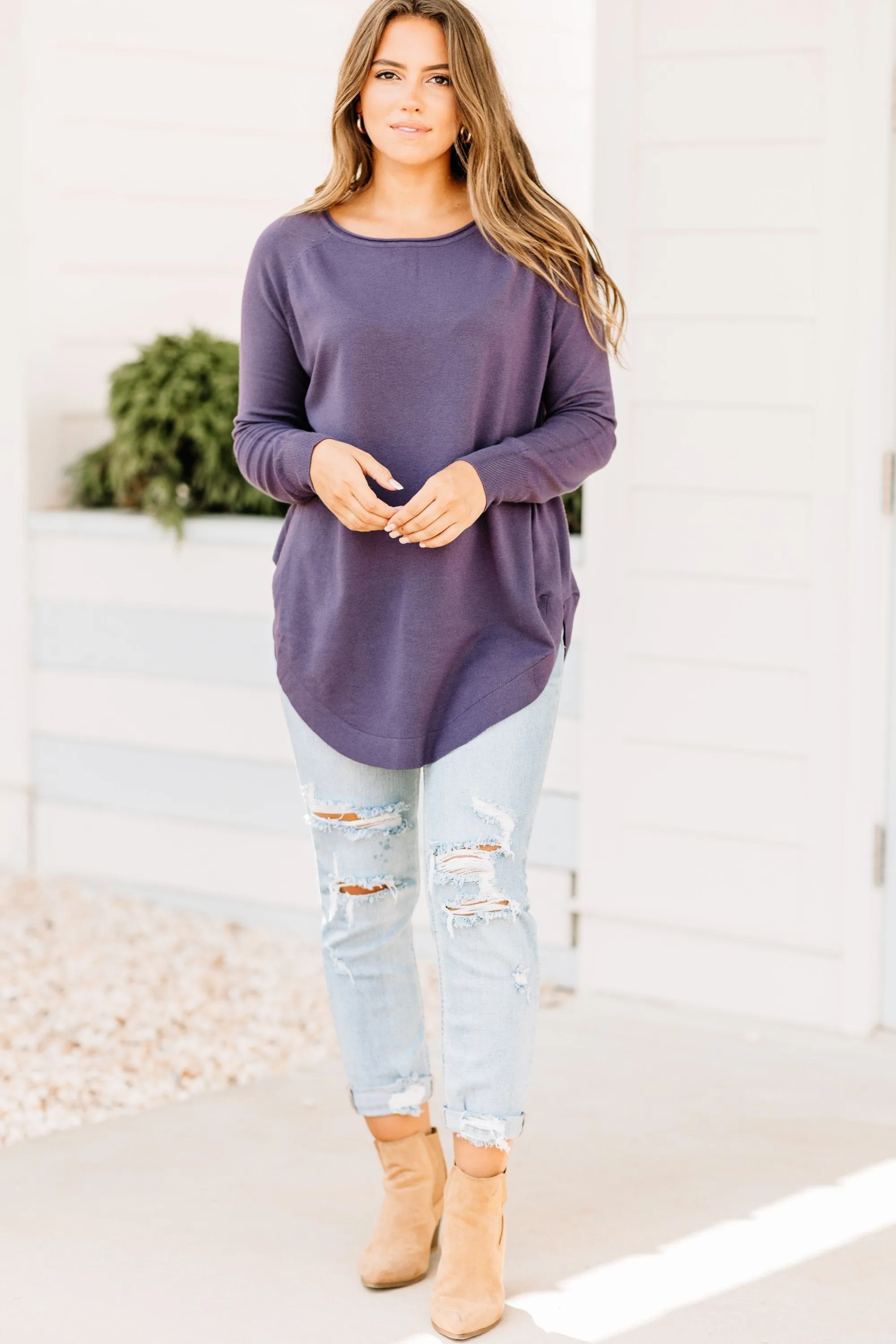 Good Girl Gone Blackberry Purple Classic Tunic