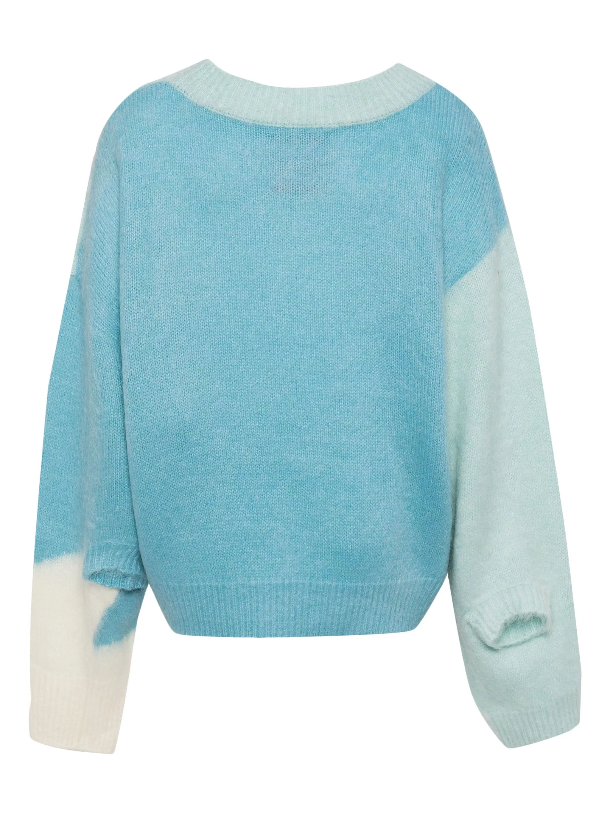 Graffiti Mohair Knit Top