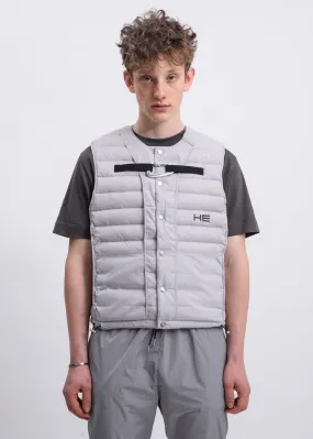 Grey Carabiner Down Vest