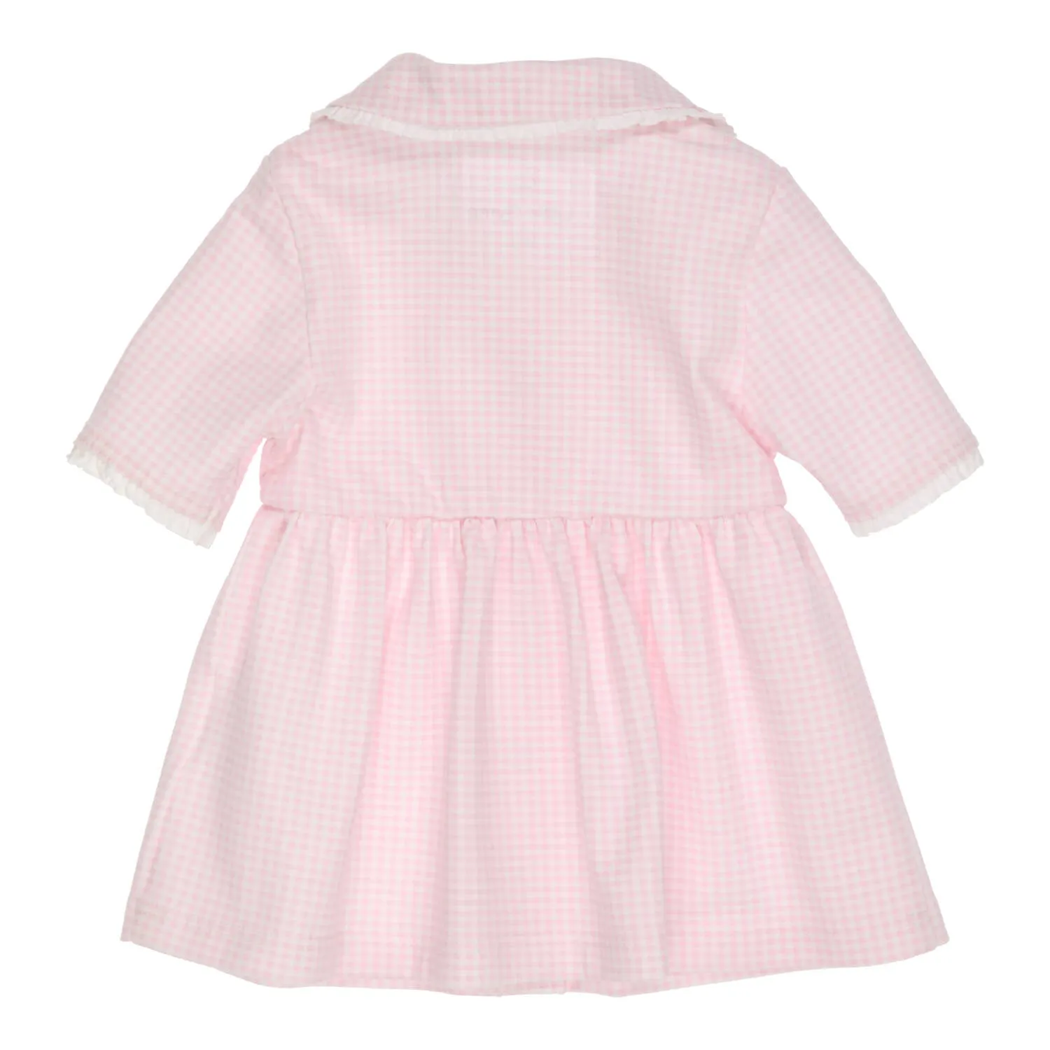 GYMP - Baby pink and white check dress