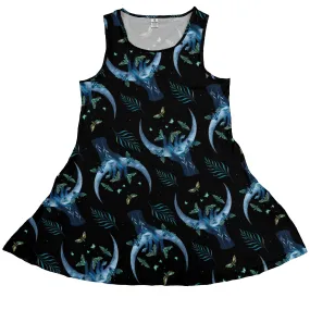 Hand on the Moon Moth Dress