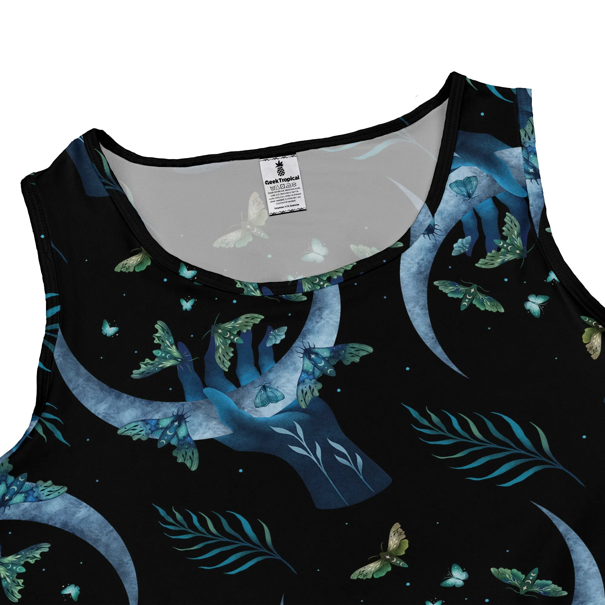 Hand on the Moon Moth Dress