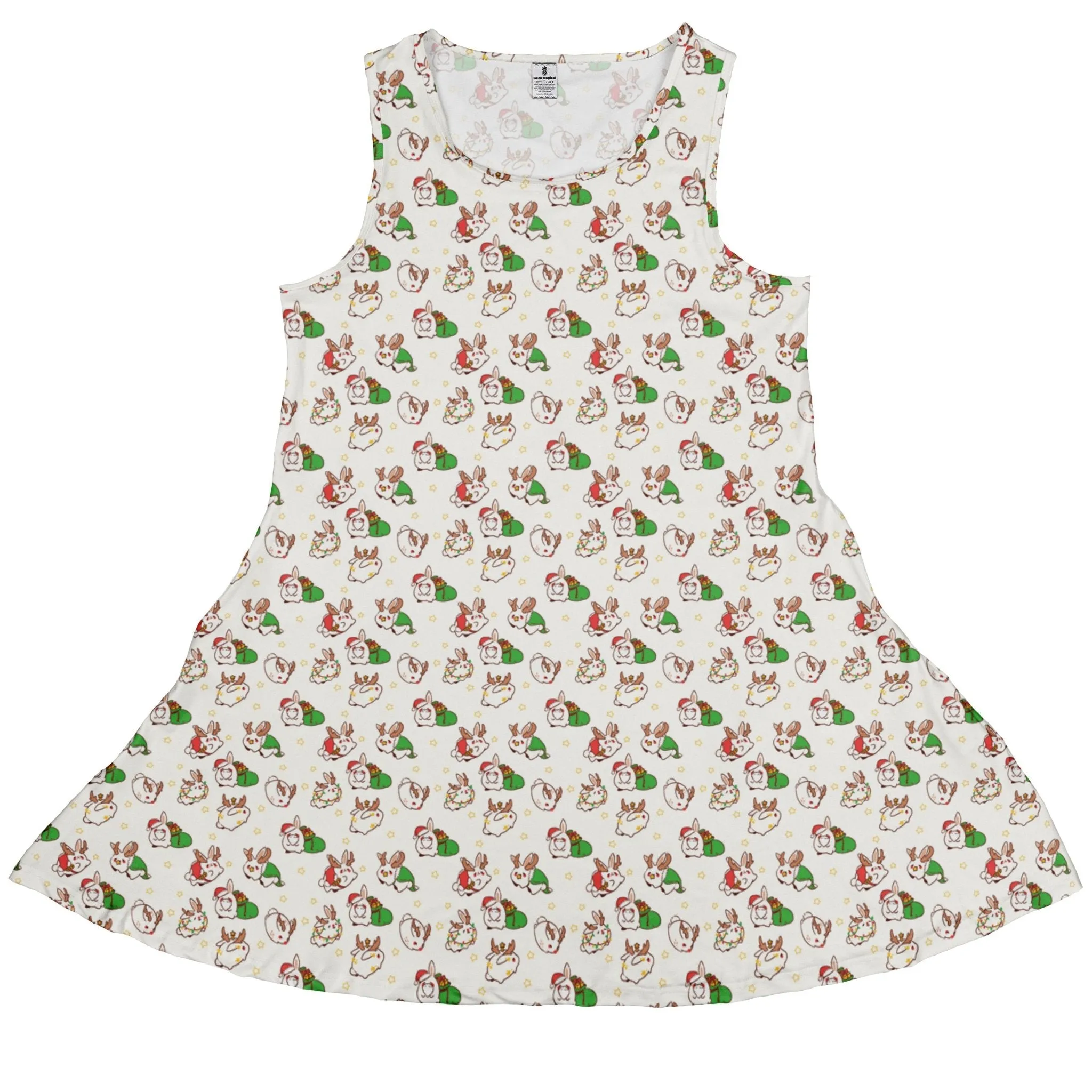 Holly Jolly Bunnies Dress