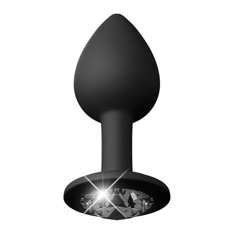 Hookup Panties Crotchless Secret Gem - Black - XL - Xxl