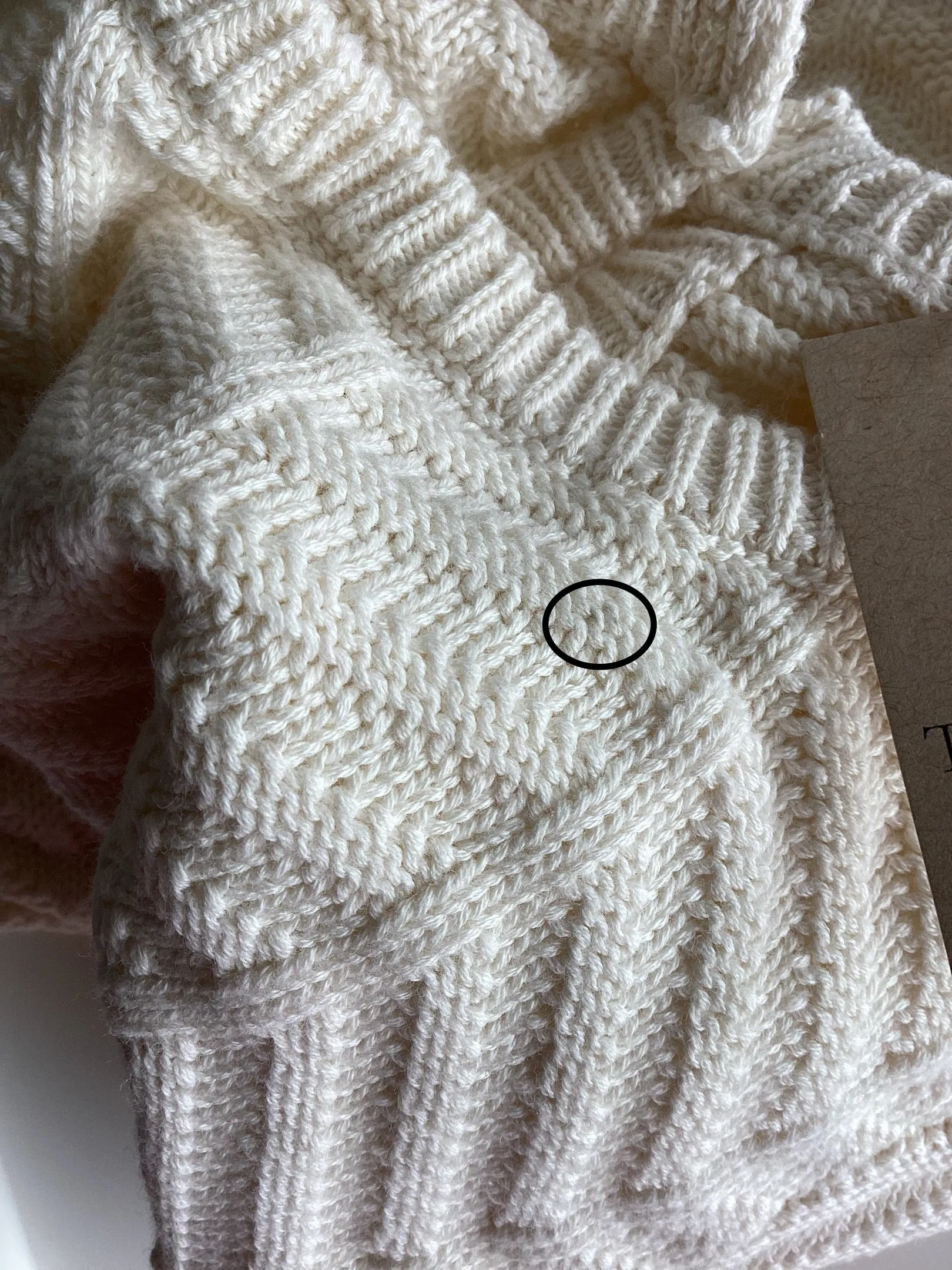 Imperfect Logan Chevron Knit Romper | Buttercream (6-12M)