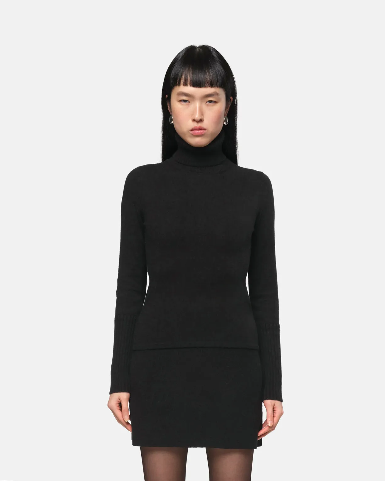 Irene Noir Turtleneck