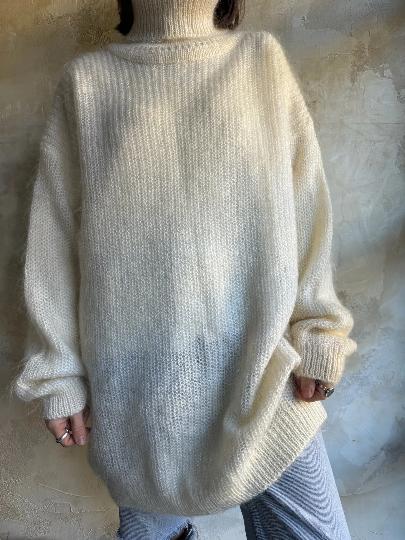 Ivory Knit turtleneck
