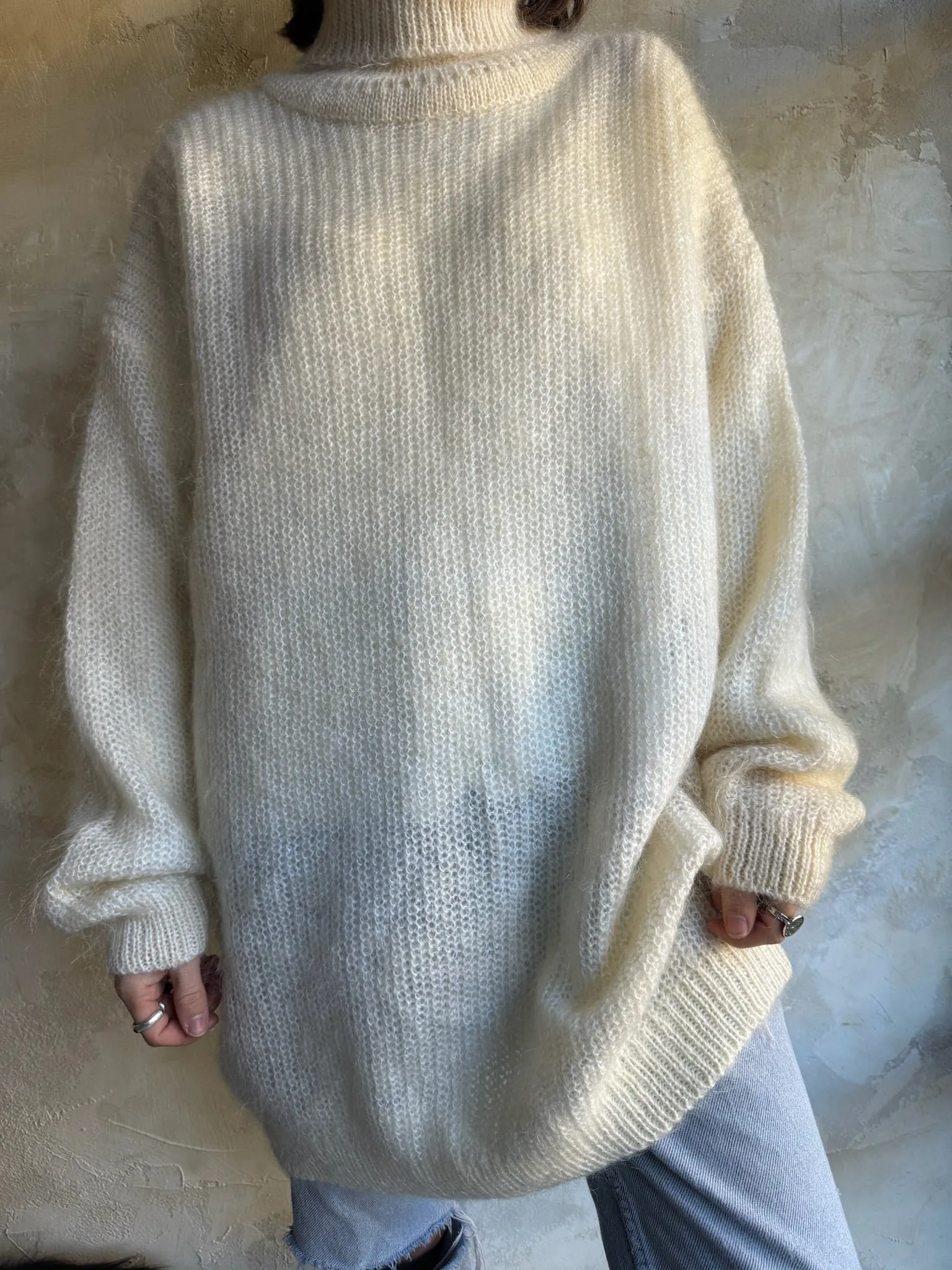 Ivory Knit turtleneck