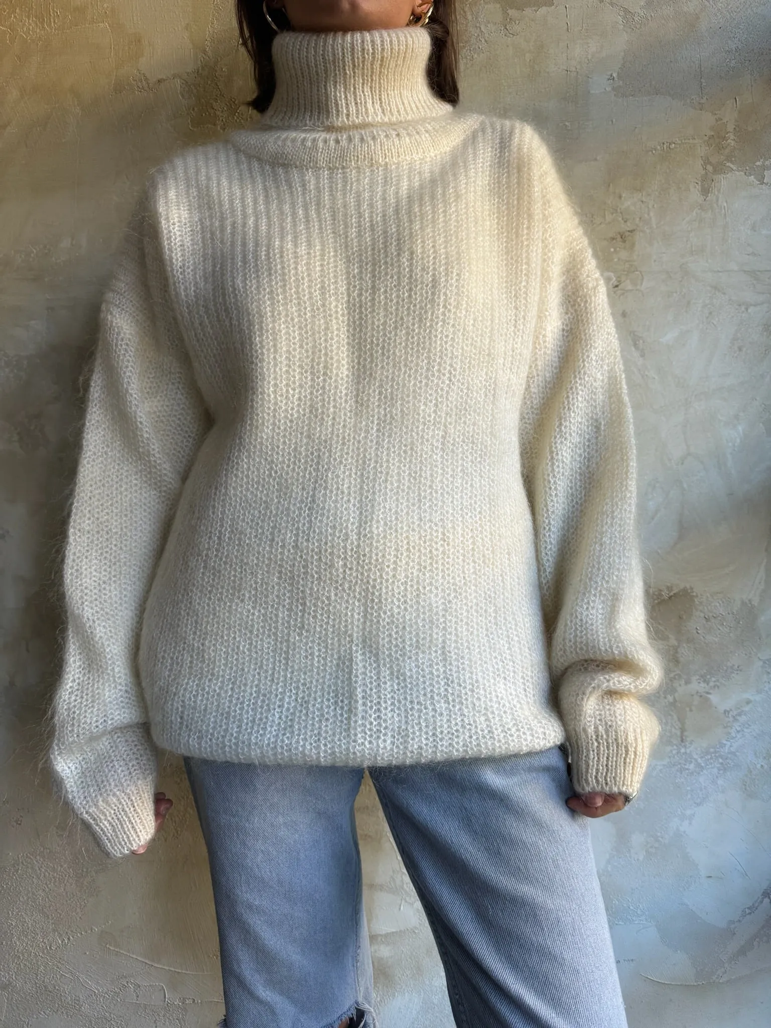Ivory Knit turtleneck