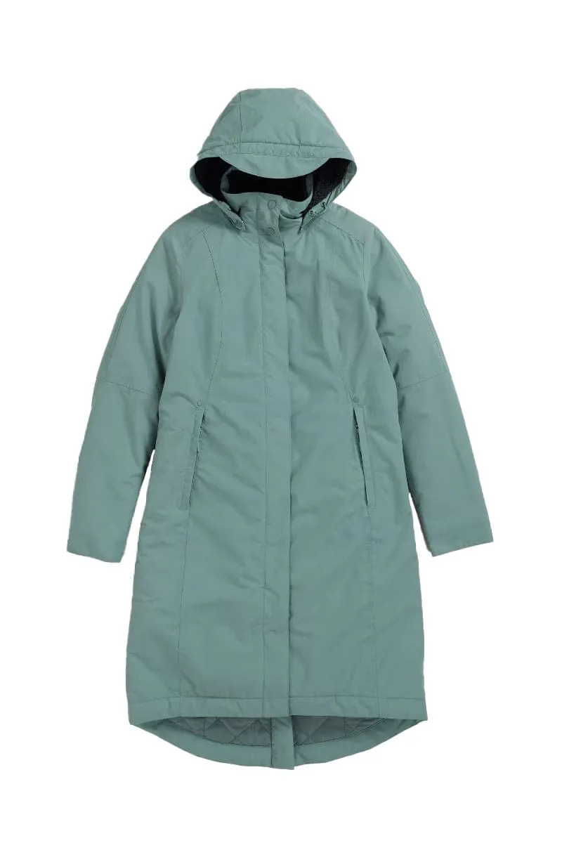 Janelle Waterproof Raincoat Coat - Lichen