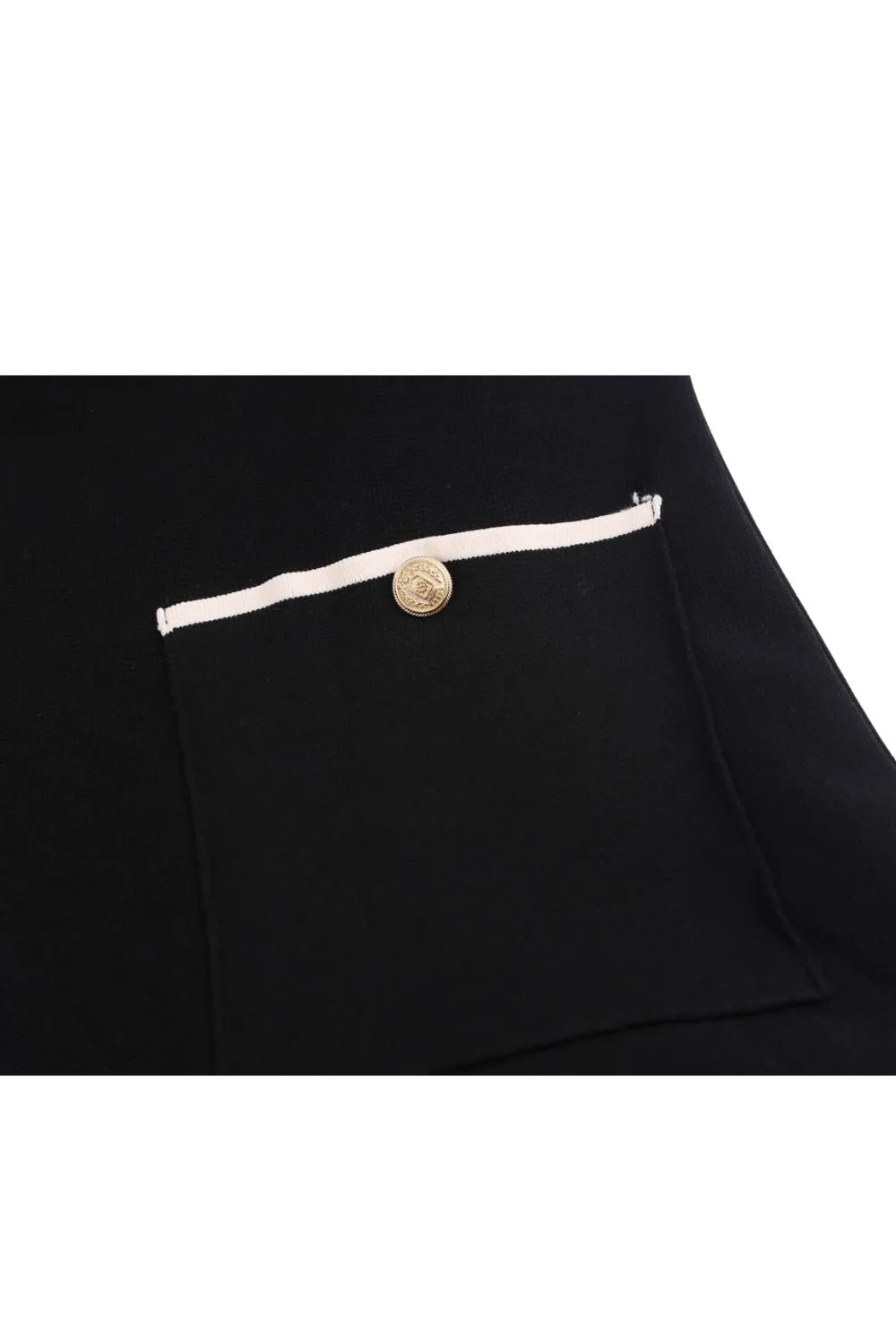 'Jessie' Round Neck Pleated Knit Dress