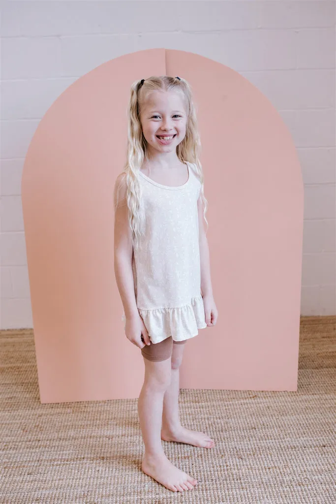 Kids Sleeveless Ruffle Tunic
