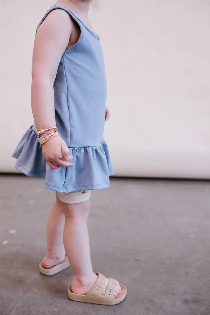 Kids Sleeveless Ruffle Tunic