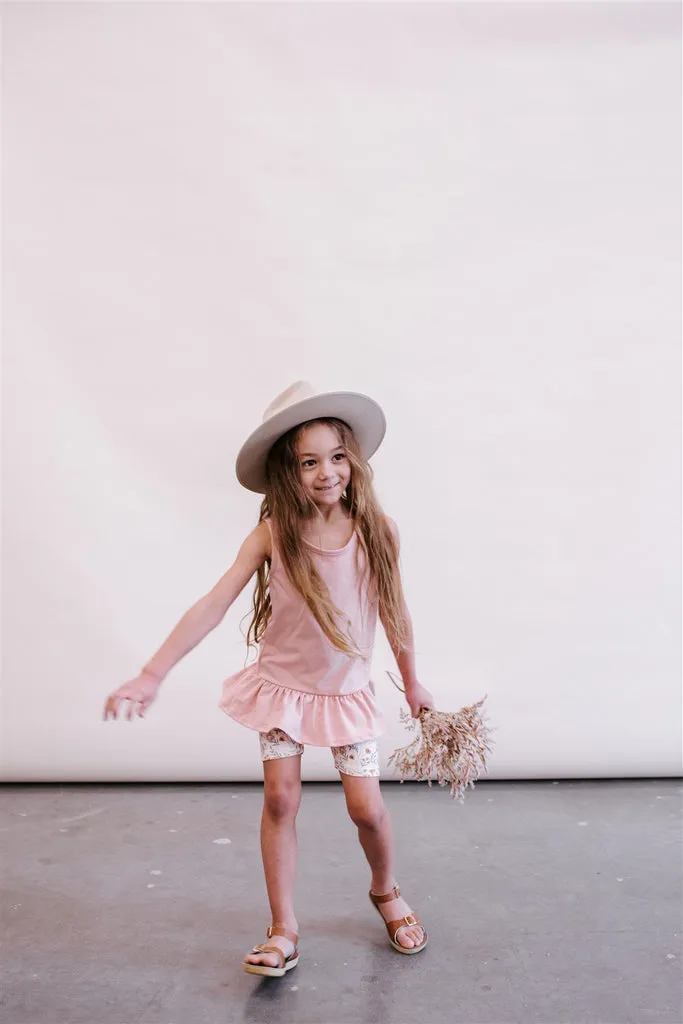 Kids Sleeveless Ruffle Tunic
