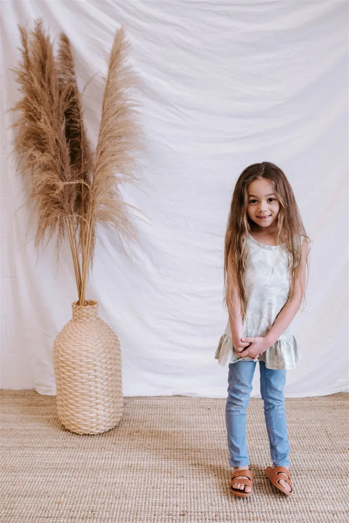 Kids Sleeveless Ruffle Tunic