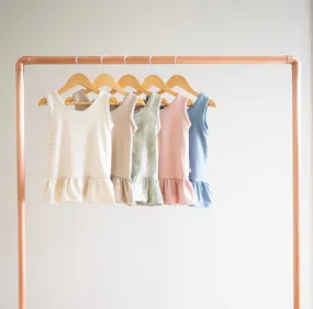 Kids Sleeveless Ruffle Tunic