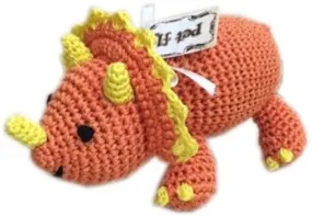 Knit Knacks Bop the Triceratops