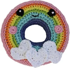 Knit Knacks Rainbow Donut