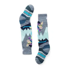 K's Wintersport Full Cushion Mountain Moose Pattern Over The Calf Socks