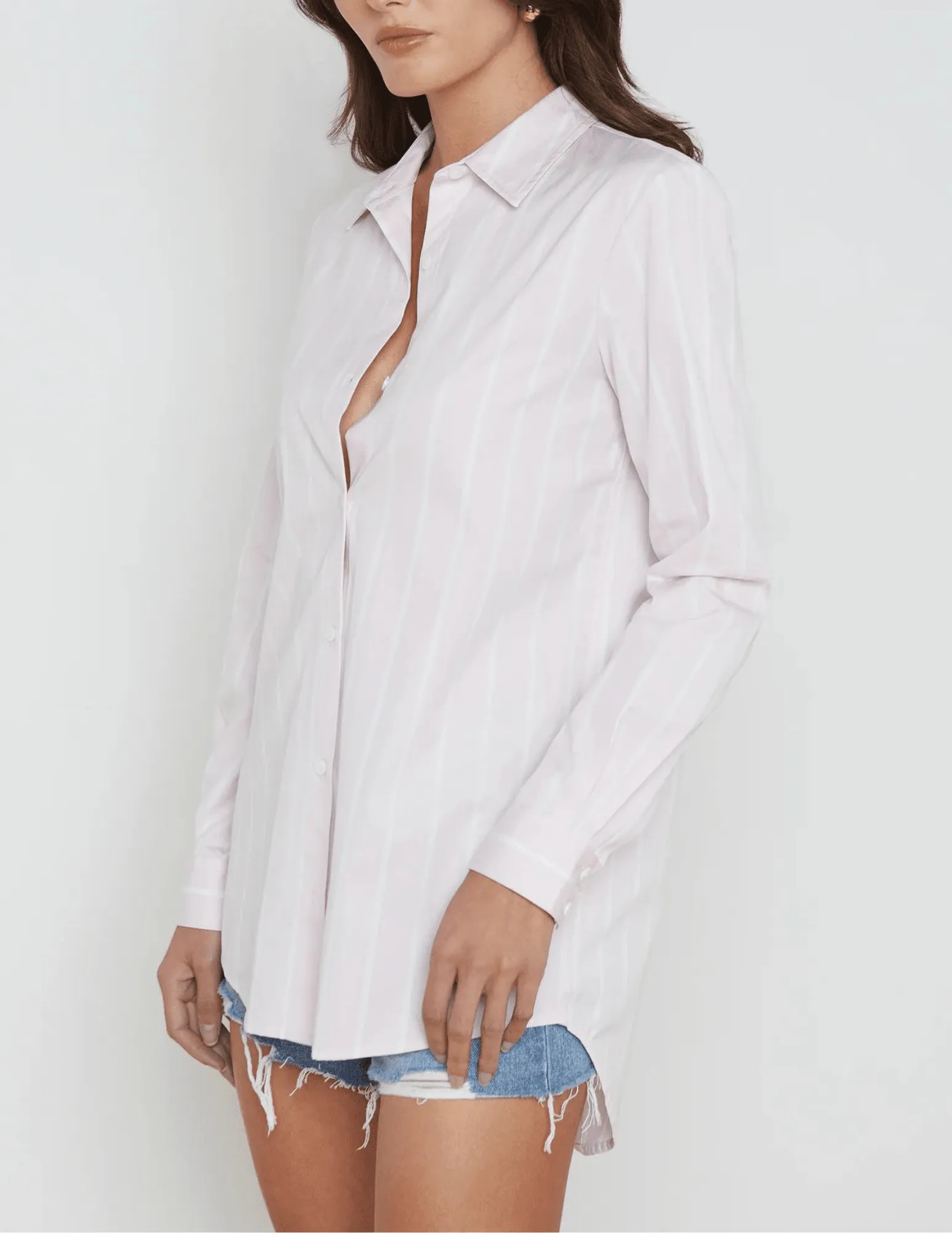 L'Agence Layla Back Vent Tunic Blouse