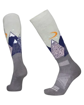 Le Bent Kids' Snowy Mountain Light Cushion Socks - Sea Foam