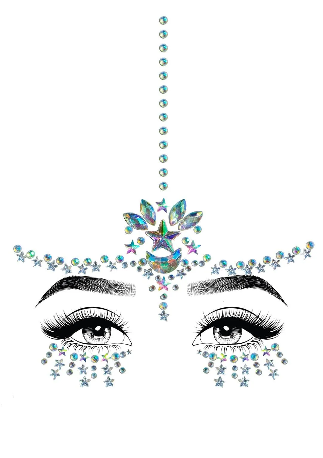 LEG AVENUE KARMA JEWELS STICKER EYE030