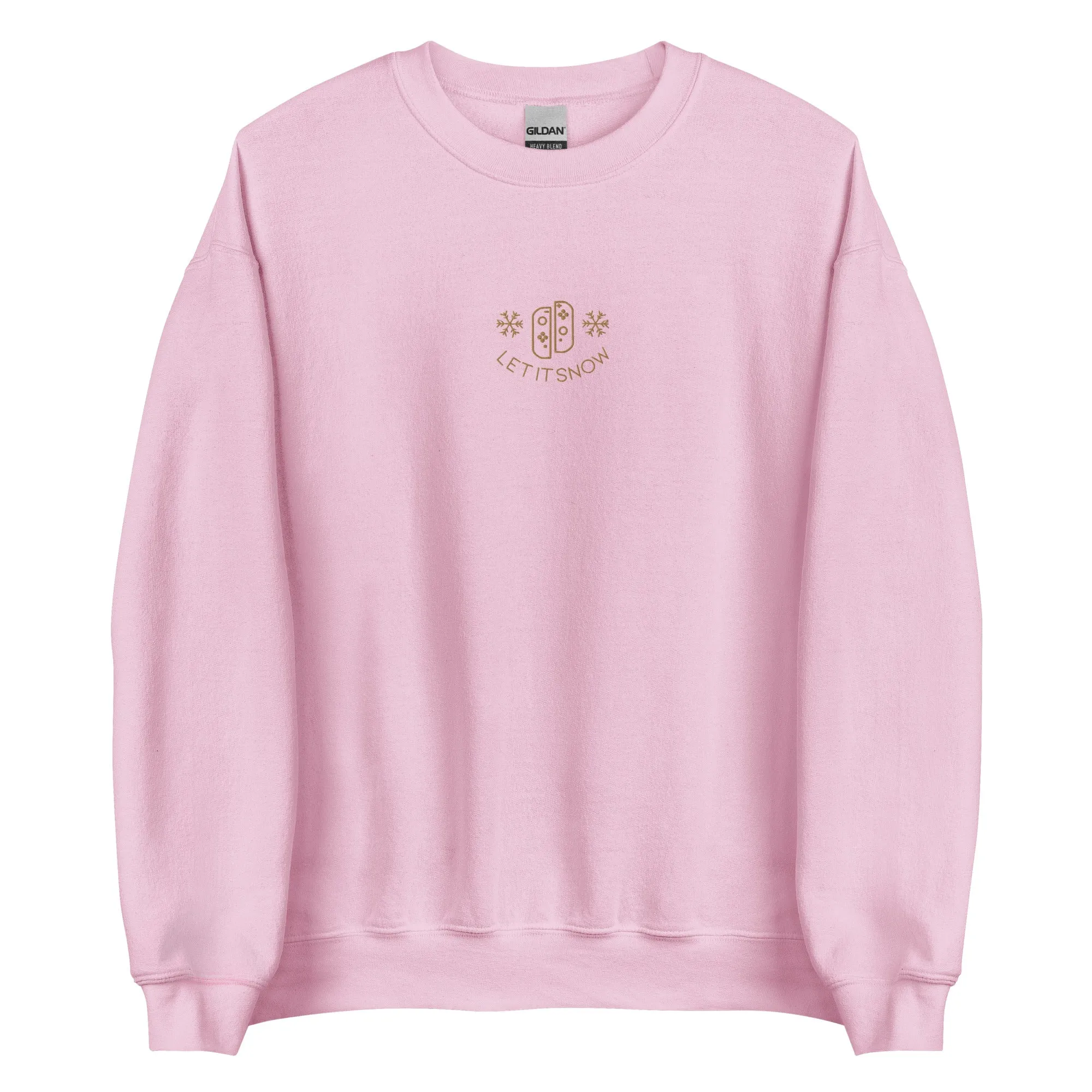 Let It Snow | Embroidered Unisex Sweatshirt | Cozy Christmas