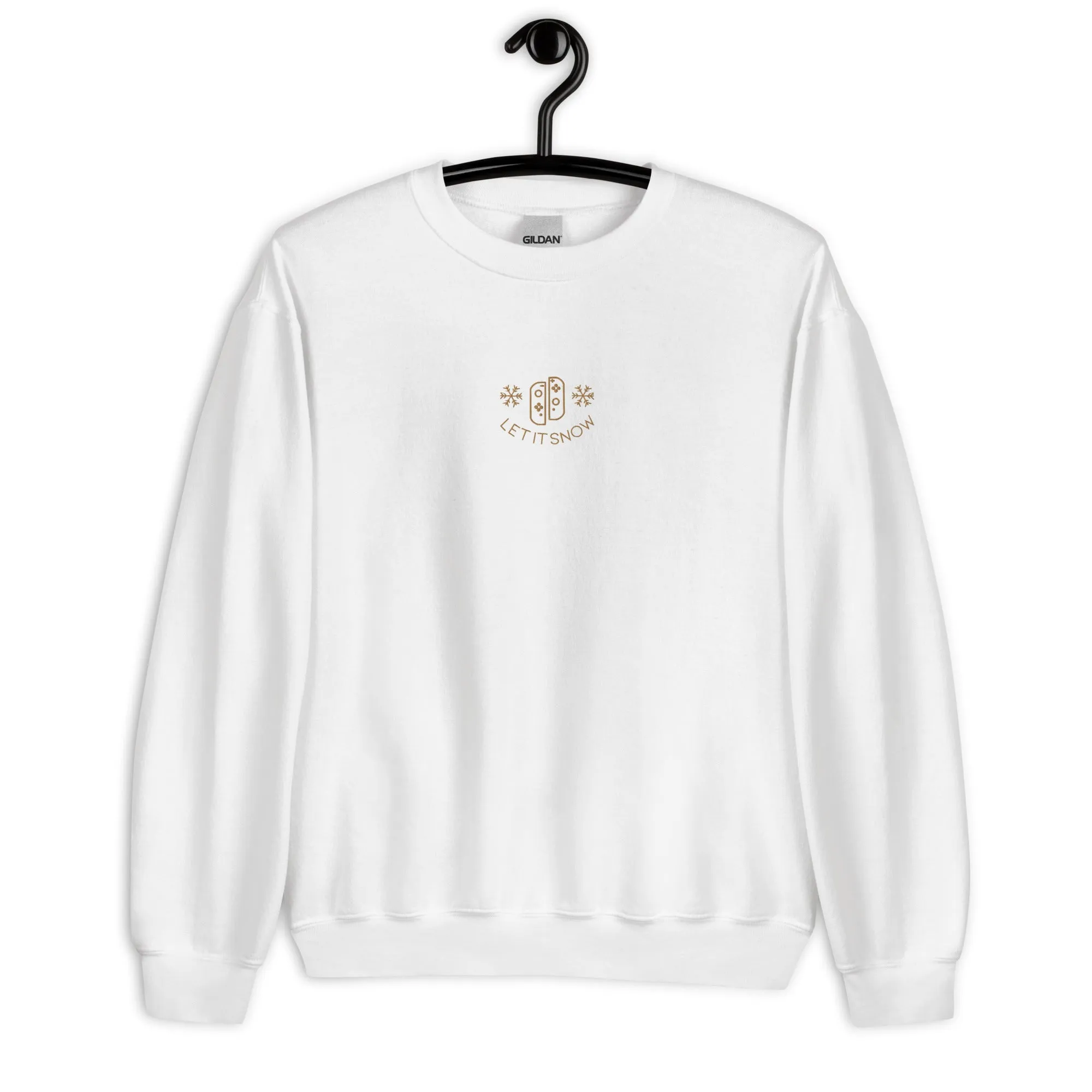 Let It Snow | Embroidered Unisex Sweatshirt | Cozy Christmas