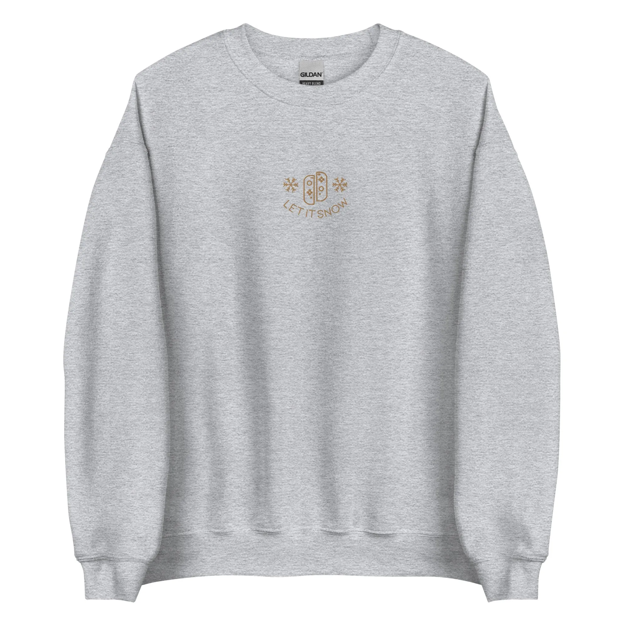 Let It Snow | Embroidered Unisex Sweatshirt | Cozy Christmas