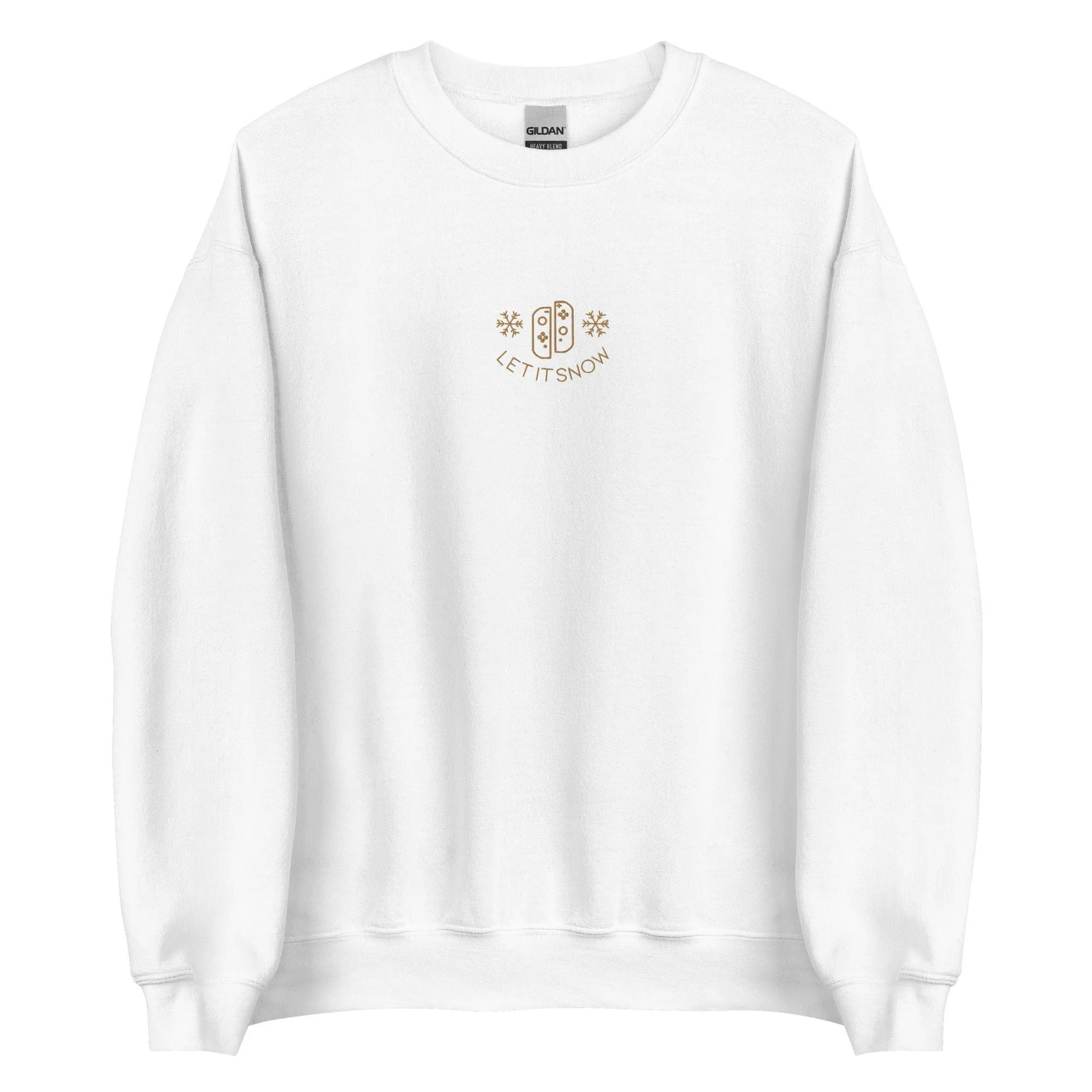 Let It Snow | Embroidered Unisex Sweatshirt | Cozy Christmas